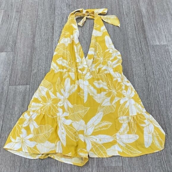 Emory Park yellow flower print romper - Picture 2 of 10